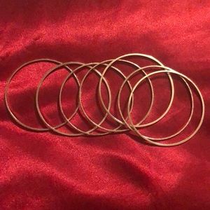 Sterling Silver Bangle Bracelets (8pcs)